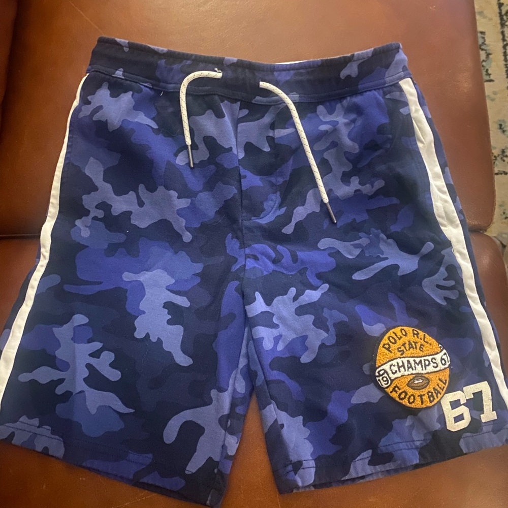 Polo Blue camo cotton shorts M (10-12)